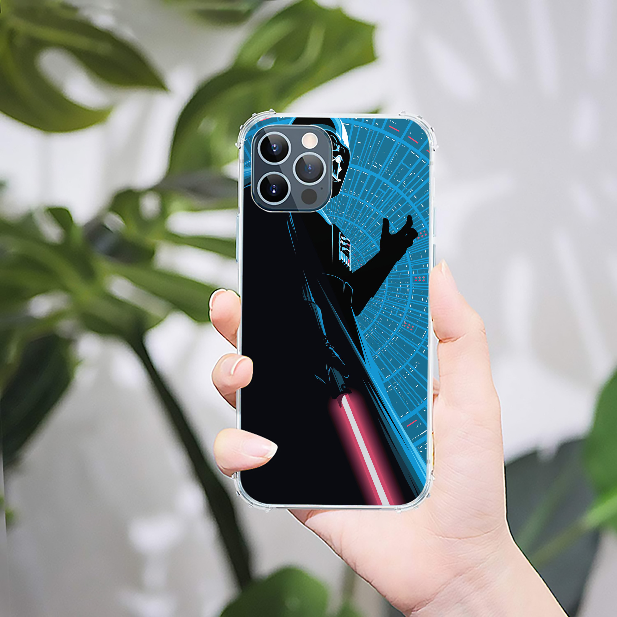（画像用） スター・ウォーズ Star Wars 【iPhone 12シリーズ対応】透明スマホケース（クリアソフトケース）